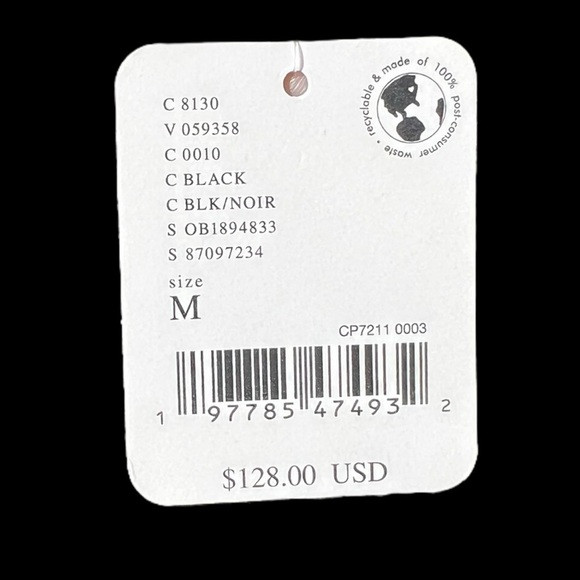 🌻NEW w.tags FREE PEOPLE Black Cherie Mini Dress Size Medium - Picture 13 of 13